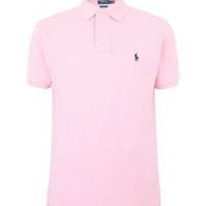 Pink Ralph Lauren XL Mens Polo Short Sleeve Shirt